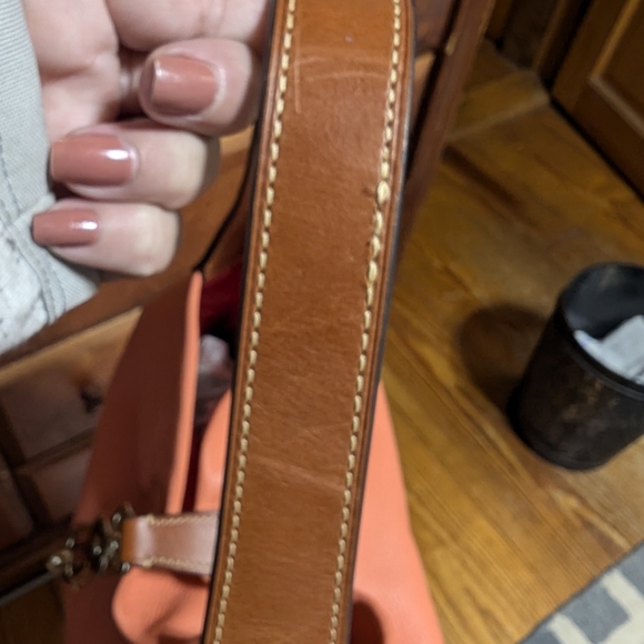 Dooney & Burke Hobo Tangerine Orange - Picture 9 of 12